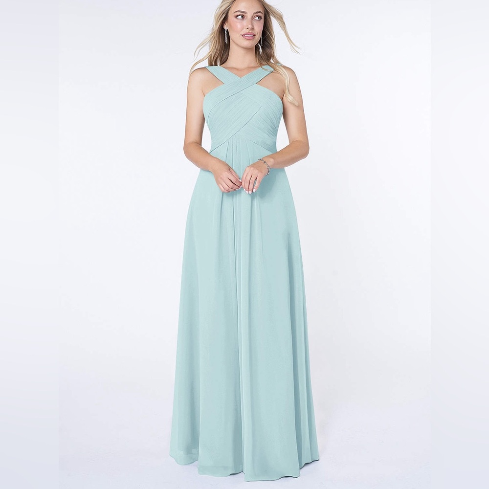 Azazie Kaleigh Sea Glass A0 dress